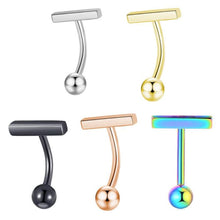 Load image into Gallery viewer, 1pc Belly Button Ring Simple Navel Rings Nail Stainless Steel Belly Piecring Rings Indian Sexy Body Jewelry
