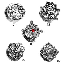 Load image into Gallery viewer, Retro Auricle Stainless Steel Pulley Ear Extender Human Body Piercing Accessories

