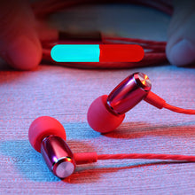 Load image into Gallery viewer, Metal in-Ear Headphones Extra Bass Cellphone Computer Mini Headphones
