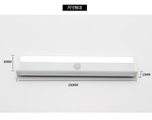 Load image into Gallery viewer, Led Drawer Light Human Body Strip Induction Lamp Bathroom Light Control USB Charging Small Night Lamp Closet Wardrobe Light
