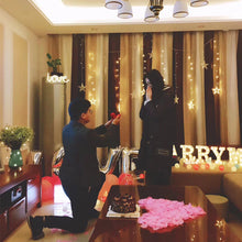 Load image into Gallery viewer, INS Photo Props Letter Light Led Small Night Lamp Christmas New Year Creative Birthday Modeling Light
