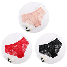 Load image into Gallery viewer, 3 Pack Women's Lace French Knickers Briefs Ladies Flora Sexy Underwear Panties
