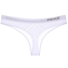 Load image into Gallery viewer, Women's Underwear Panties Sexy Hollow Out Mesh Thong Middle-waist Large Size Breathable Comfortable Fashion Lingerie
