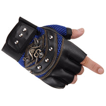 Load image into Gallery viewer, Half Finger Gloves Men's Breathable, Non-Slip, Wear-Resistant Padded Microfiber Cycling Outdoor Gloves Autumn Summer
