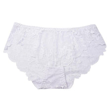 Load image into Gallery viewer, FallSweet Sexy Lace Women Panties Ultra Thin Plus Size Briefs Hollow Lace Underwear
