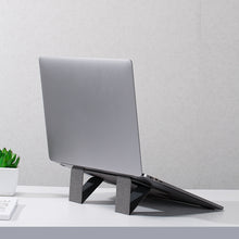 Load image into Gallery viewer, Oxford Cloth Magnetic Lifting Desktop Folding Portable Laptop Computer Stand for MacBook,HP, Lenovo, Asus
