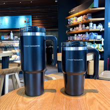 Load image into Gallery viewer, 890/600ML Stainless Steel Coffee Thermos Mug Travel Tumbler Cups Vacuum Flask Thermos Bottle With Straw Garrafa Termica Gift
