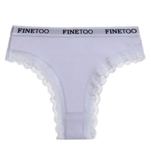 Load image into Gallery viewer, Women's Cotton Panties Girls Letter Thongs Brazilian Pantys Sexy Lace Underwear For Woman Lingerie Bikini Panty
