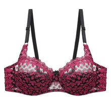 Load image into Gallery viewer, Women Bra Lace Hollow Out Underwear Women Embroidery Plus Size C D Cup Lingerie Bra

