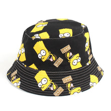 Load image into Gallery viewer, Printed Bucket Hat Ins Trendy Flat Top Outdoor Sun-Proof Basin Hat Summer Outdoor Sun Hat
