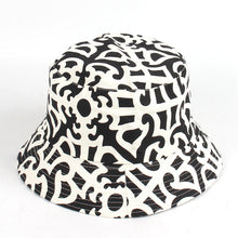 Load image into Gallery viewer, Printed Bucket Hat Ins Trendy Flat Top Outdoor Sun-Proof Basin Hat Summer Outdoor Sun Hat
