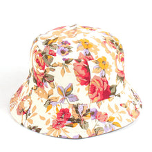Load image into Gallery viewer, Printed Bucket Hat Ins Trendy Flat Top Outdoor Sun-Proof Basin Hat Summer Outdoor Sun Hat
