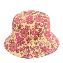 Load image into Gallery viewer, Printed Bucket Hat Ins Trendy Flat Top Outdoor Sun-Proof Basin Hat Summer Outdoor Sun Hat
