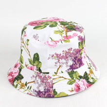 Load image into Gallery viewer, Printed Bucket Hat Ins Trendy Flat Top Outdoor Sun-Proof Basin Hat Summer Outdoor Sun Hat
