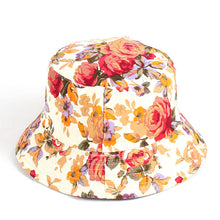 Load image into Gallery viewer, Printed Bucket Hat Ins Trendy Flat Top Outdoor Sun-Proof Basin Hat Summer Outdoor Sun Hat
