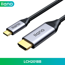 Load image into Gallery viewer, 4K 1.8m Type C to HDMI Cable Video Converter Adapter Type-C to HDMI 4K/60Hz HD Cable for Laptop TV Projector Video Cinema-level Cable
