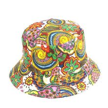 Load image into Gallery viewer, Printed Bucket Hat Ins Trendy Flat Top Outdoor Sun-Proof Basin Hat Summer Outdoor Sun Hat
