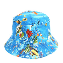 Load image into Gallery viewer, Printed Bucket Hat Ins Trendy Flat Top Outdoor Sun-Proof Basin Hat Summer Outdoor Sun Hat

