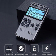 Load image into Gallery viewer, 8GB 850mAh Super Capacity Voice Recorder USB Professional Dictaphone Digital Audio Voice Recorder With MP3, WMA
