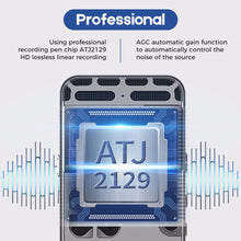 Load image into Gallery viewer, 8GB 850mAh Super Capacity Voice Recorder USB Professional Dictaphone Digital Audio Voice Recorder With MP3, WMA
