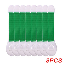 Load image into Gallery viewer, 8Pcs/Lot Baby Safety Protector Child Cabinet Locking Plastic Lock Protection of Children Locking From Doors Drawers
