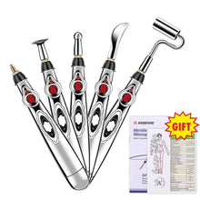 Load image into Gallery viewer, Electric Acupressure Pen Pain Relief Laser Therapy Electronic Meridian Energy Pen
