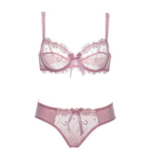 Load image into Gallery viewer, Varsbaby Ladies Underwire Floral Large Size Bra Sets
