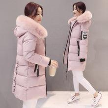 Load image into Gallery viewer, Fashion Women Winter Casual Hooded Down Cotton Cotton-padded Jacket Warm Coats
