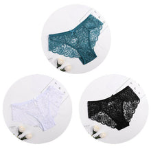 Load image into Gallery viewer, 3 Pack Women's Lace French Knickers Briefs Ladies Flora Sexy Underwear Panties
