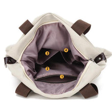 Load image into Gallery viewer, Shoulder Bag Women Corduroy Canvas Tote Foldable Reusable sDhopping Bags Beach Bag CODE
