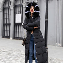 Load image into Gallery viewer, Winter Women's Down Coat Clothes Cotton-Padded Thickening Long Jacket Down Plus Size
