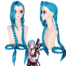 Load image into Gallery viewer, The Battle of Lord Shengda's Twin Cities Lol League of Legends Rage Loli Jinks Cosplay Wig
