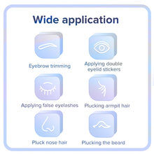 Load image into Gallery viewer, LLANO Pink Eyebrow Tweezer Hairs Puller Stainless Steel Eye Brow Clips Eyelash Removal Makeup Tools
