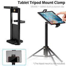 Load image into Gallery viewer, Universal 1/4'' Thread Tripod Mount Holder Stand Bracket Extendable Adapter For iPad 2/3/4/Air/Air 2
