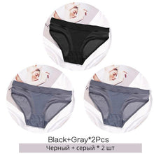 Load image into Gallery viewer, Women Low Waist Panties M-XL Ladies Briefs Female Underwear Fashion Lingerie Transparent Mesh Underpants
