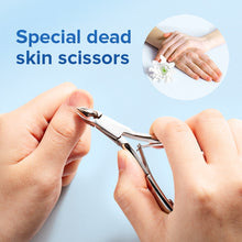 Load image into Gallery viewer, LLANO Cuticle Nippers Stainless Steel Nail Dead Skin Remover Cuticle Cutters Trimmer Manicure Pedicure Tool
