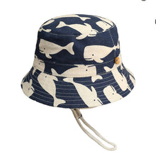 Load image into Gallery viewer, Bucket Hats Summer Children UV Protection Panama Sun Hat Kid Camping Fishing Cap Girls Boys Beach Caps 6 months to 12 years
