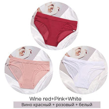 Load image into Gallery viewer, Women Low Waist Panties M-XL Ladies Briefs Female Underwear Fashion Lingerie Transparent Mesh Underpants
