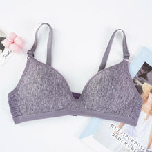 Load image into Gallery viewer, Push Up Bra Gathering Bralette Lingerie Sleep Tops Cotton No Rims Bra Sexy Thin Seamless Intimates Soft Women Bralette Tops
