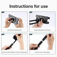 Load image into Gallery viewer, llano Phone Tablet iPad Floor Stand Lazy Holder iPad Holder Live-Broadcast Mobile Phone Adjustable 360° Stand 0.8-1.3M For 4-13 Inch
