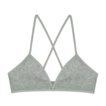 Load image into Gallery viewer, Queenral Invisible Bra Without Bones Frame for Women's Underwear Cotton Seamless Bh Comfort Crop Top Sexy Lingerie Triangle Cup Unlined
