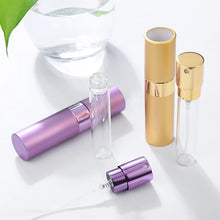 Load image into Gallery viewer, 8ml10ml15ml20ml metal aluminum perfume bottle cosmetic spray bottle portable empty bottle travel sub-bottle liner glass
