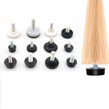 Load image into Gallery viewer, 8pc/lot Furniture Adjustable Bolt Chair Feet level Floor Protector leg Pad Base M8 M6 Sofa Cabinet Table Mute damping anti-skid
