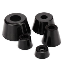 Load image into Gallery viewer, 8pcs Anti Slip Furniture Legs Feet Black Speaker Cabinet Bed Table Box Conical Rubber Shock Pad Floor Protector Furniture Parts

