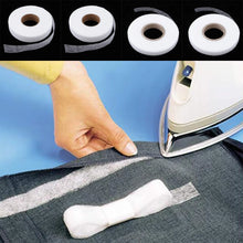 Load image into Gallery viewer, 90 Yards Adhesive Hemming Tape Iron On Sewing Fabric Fusing Tape White
