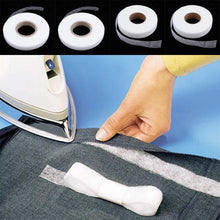 Load image into Gallery viewer, 90 Yards Adhesive Hemming Tape Iron On Sewing Fabric Fusing Tape White
