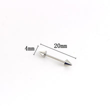 Load image into Gallery viewer, Barbell Tongue Pin Adhesive Nail Two Tips Nipple Ring Ear Bone Stud Human Body Puncture
