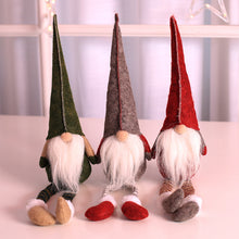 Load image into Gallery viewer, Christmas Decoration Long Leg Rudolf Doll Christmas Children's Gift Hotel Shopping Window Decoration
