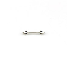 Load image into Gallery viewer, Barbell Tongue Pin Adhesive Nail Two Tips Nipple Ring Ear Bone Stud Human Body Puncture
