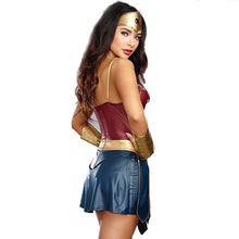 Load image into Gallery viewer, Superhero Halloween Costume Wonder Woman Character Wonder Woman Clothing Dress
